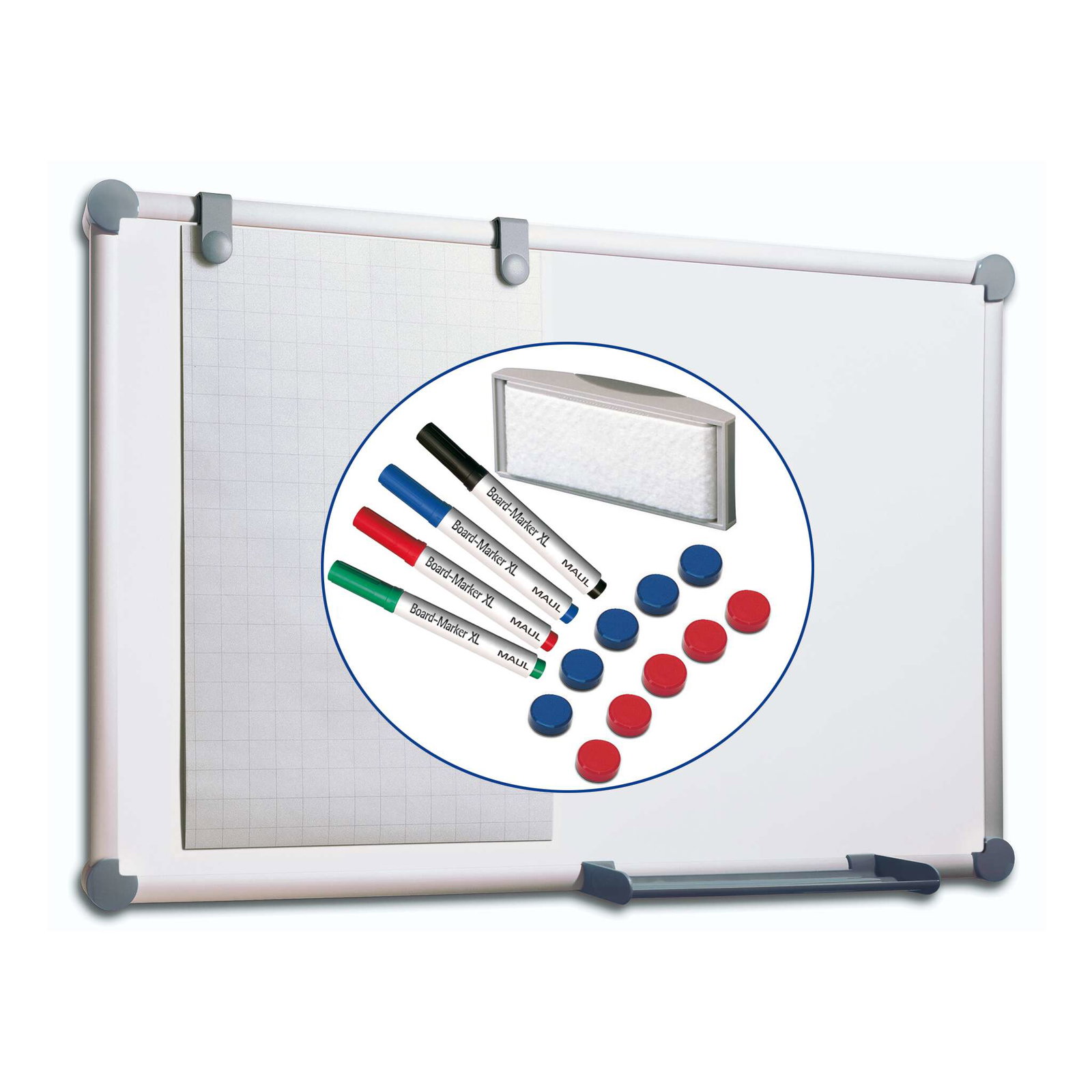 MAUL 2000 MAULpro whiteboard 900 x 600 mm Kunststof Magnetisch
