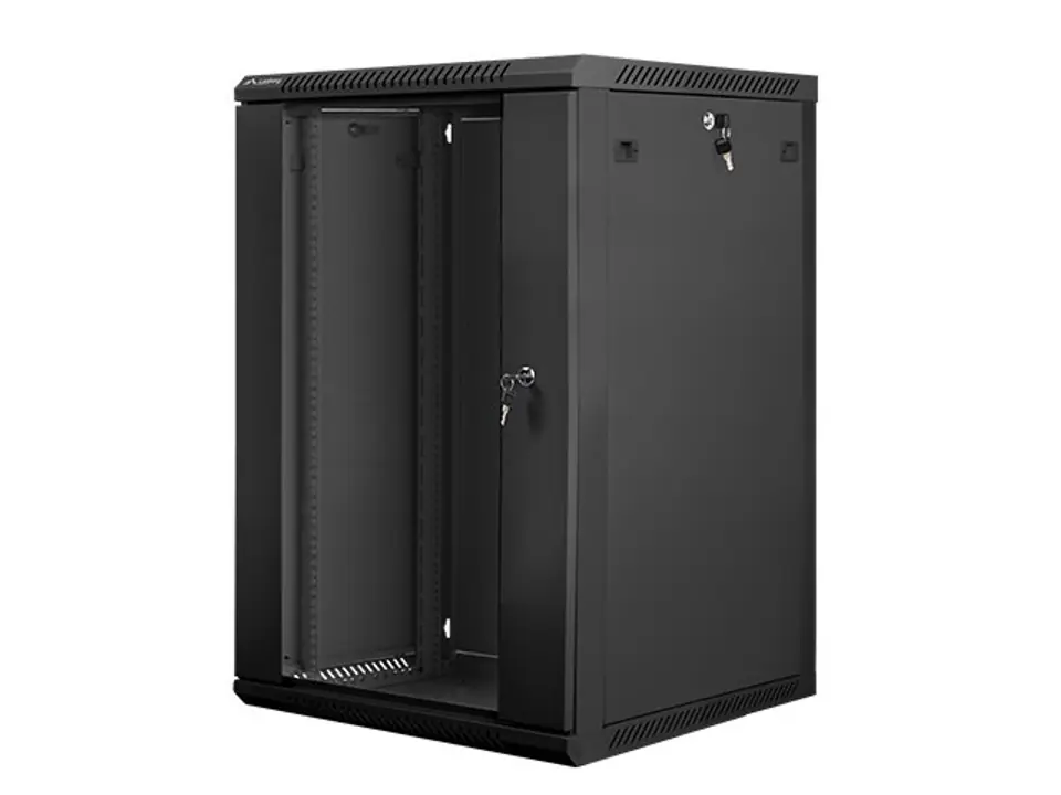 Lanberg WF01-6618-10B rack 18U Wandrek Zwart