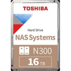 Toshiba N300 interne harde schijf 16 TB 7200 RPM 512 MB 3.5 SATA III