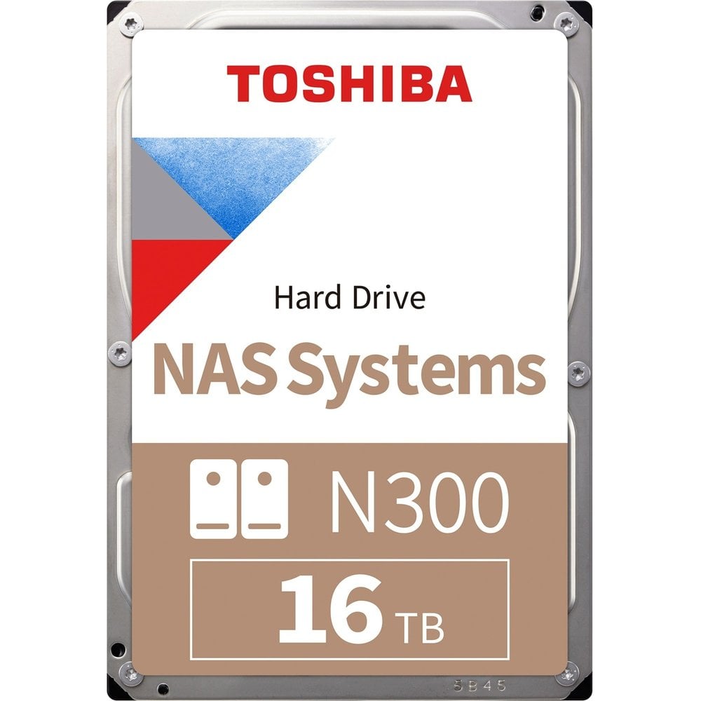 Toshiba N300 interne harde schijf 16 TB 7200 RPM 512 MB 3.5 SATA III