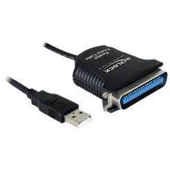 DeLOCK USB to Printer cable 1,8m parallelle kabel Zwart