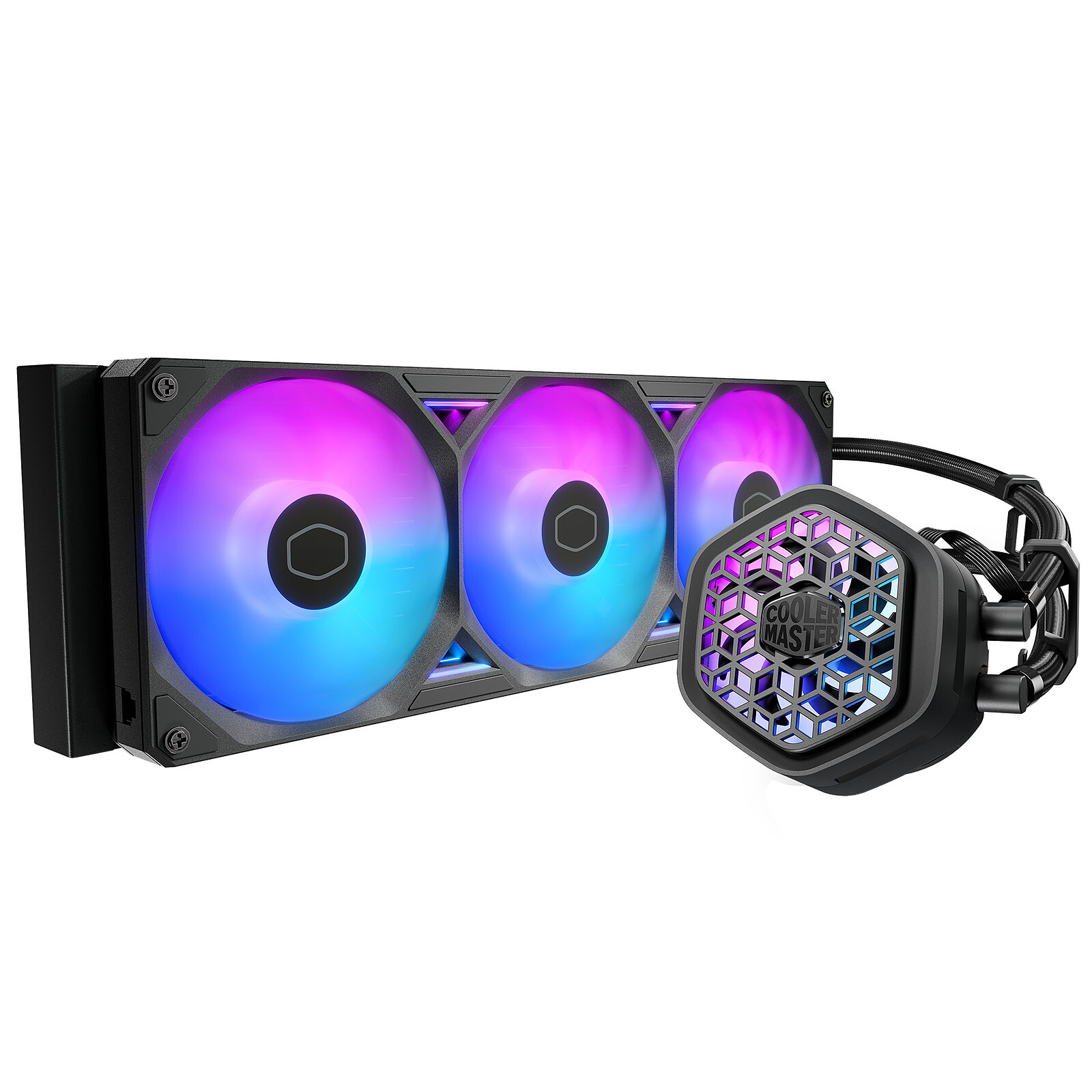 Cooler Master MasterLiquid Atmos II 360 VRM Fan Black Processor Kit voor vloeistofkoeling 12 cm Zwart 1 stuk(s)