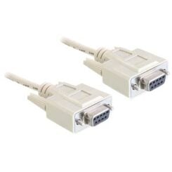 DeLOCK 84250 seriële kabel Grijs 5 m Sub-D9