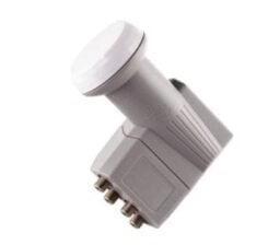 Schwaiger LNB4 low noise block downconverter (LNB) 10,70 - 12,75 GHz Grijs