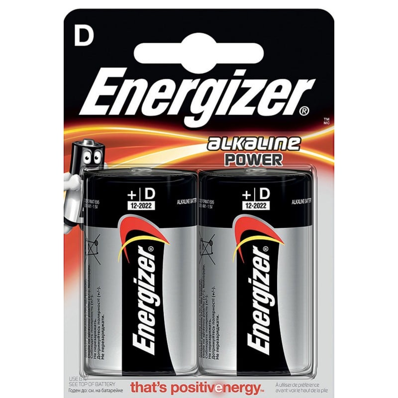 Energizer batterij Alkaline Power -D LR20 Mono 2St.