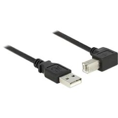 DeLOCK 0.5m, USB 2.0-A / USB 2.0-B USB-kabel 0,5 m USB A USB B Zwart