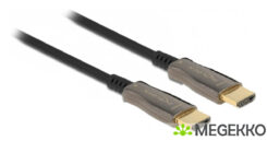 DeLOCK 84038 HDMI kabel 20 m HDMI Type A (Standaard) Zwart, Zilver