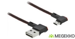 DeLOCK 85269 USB-kabel USB 2.0 0,2 m USB A Micro-USB B Zwart
