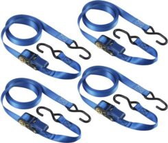 MASTER LOCK Spanngurt met Ratsche en S-Haken,5mx25mm, 4Stk