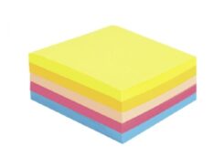 DELI Haftnotizen 7,6x7,6 cm Stick up, EA044 400 St. farbig