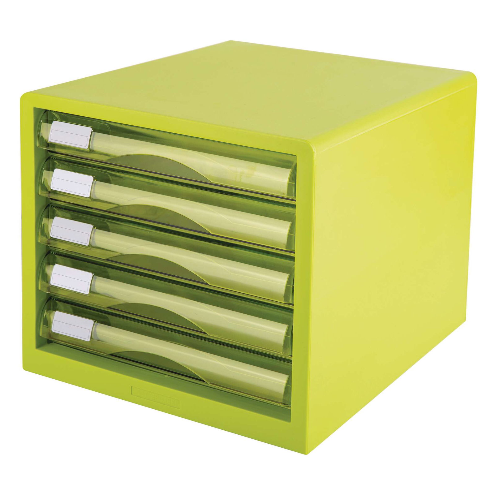 DELI Schubladenbox 5 Schubladen 27,5x34x26cm hellgrün