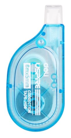 Deli EH08-BX correctie film/tape 6 m Blauw 12 stuk(s)