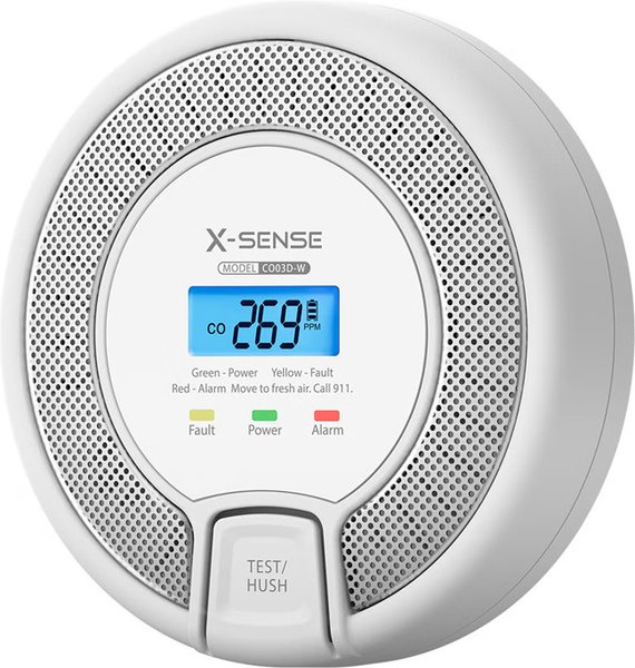 X-Sense Melder CO03D-W RF-Vernetzter Kohlenmonoxid