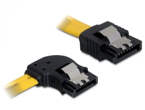 DeLOCK SATA 30cm SATA-kabel 0,3 m Geel