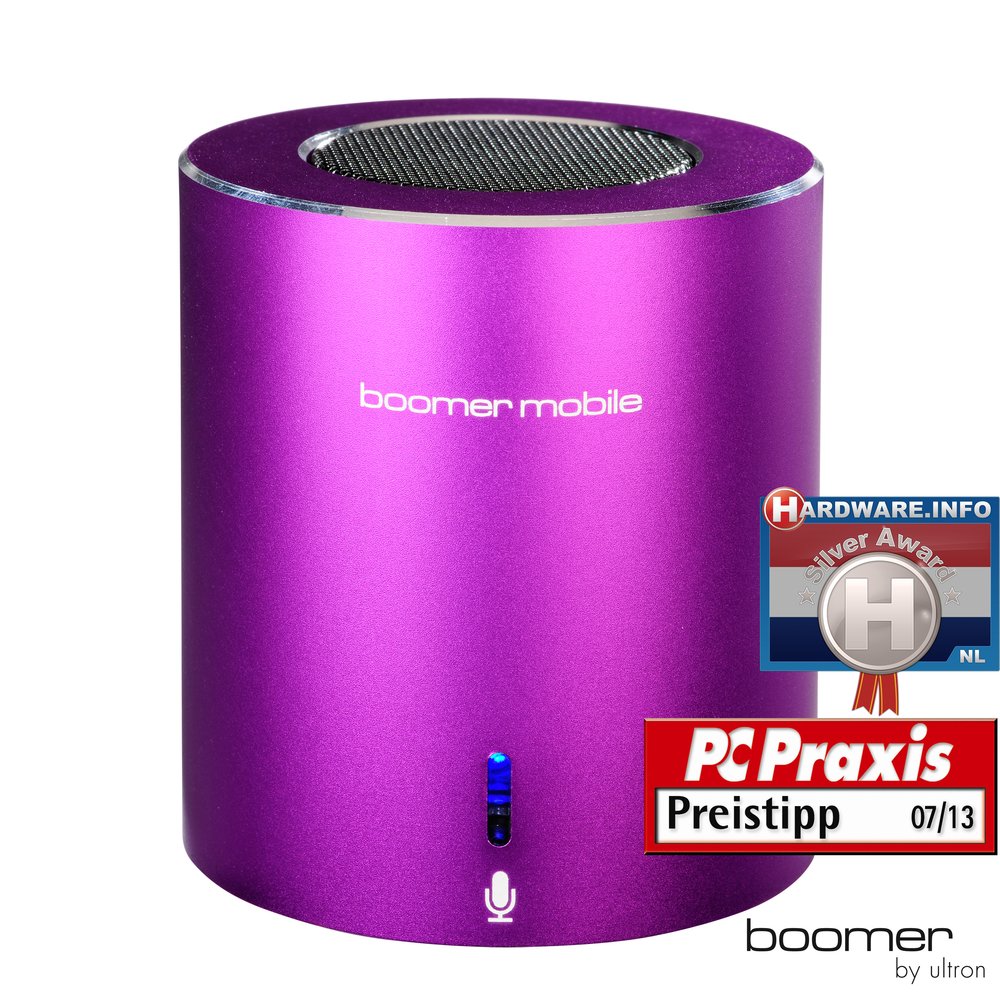 actieve luidspreker ultron boomer mobiel roze Bluetooth