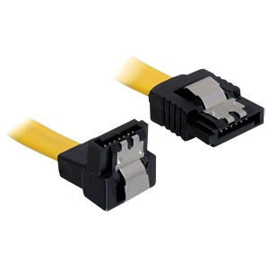 DeLOCK 0.7m SATA M/M SATA-kabel 0,7 m Geel
