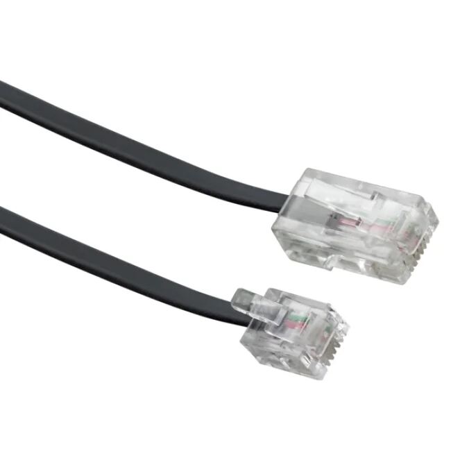 Schwaiger 3.0m RJ-11 - RJ-45 3 m Zwart
