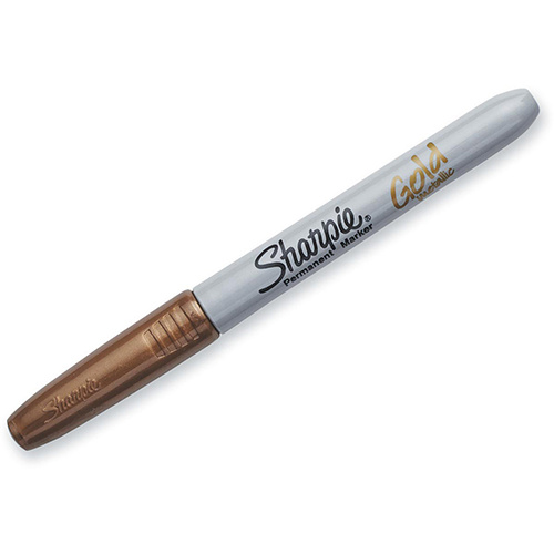 Sharpie 1891062 permanente marker Kogelpunt Goud 1 stuk(s)