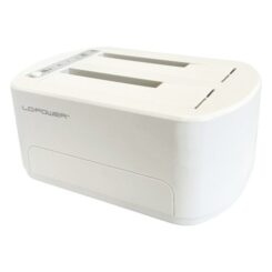 LC-Power LC-DOCK-U3-VI basisstation voor opslagstations USB 3.2 Gen 1 (3.1 Gen 1) Type micro-B Wit