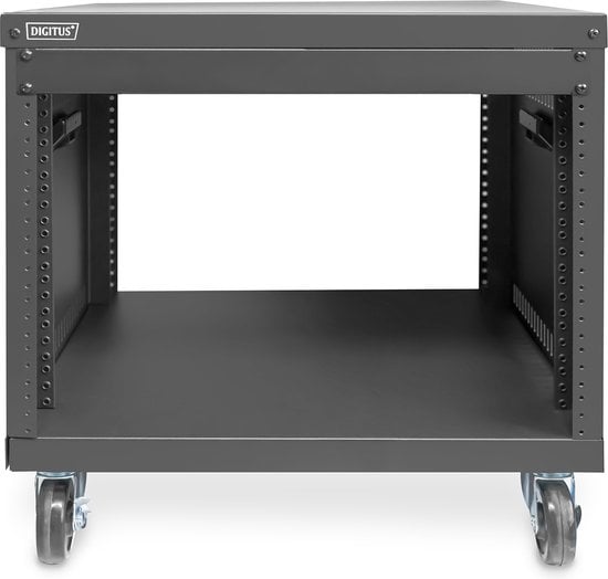 Digitus DN-48000 rack 8U Vrijstaande rek Zwart