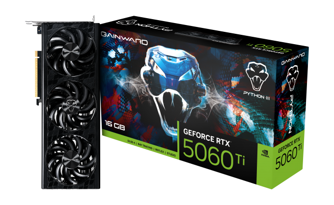 Gainward GeForce RTX 5060 Ti Python III NVIDIA 16 GB GDDR7