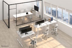 Neomounts NS-GLSPROTECT100 Veiligheidsscherm gehard glas - b 100 cm - Afbeelding 20