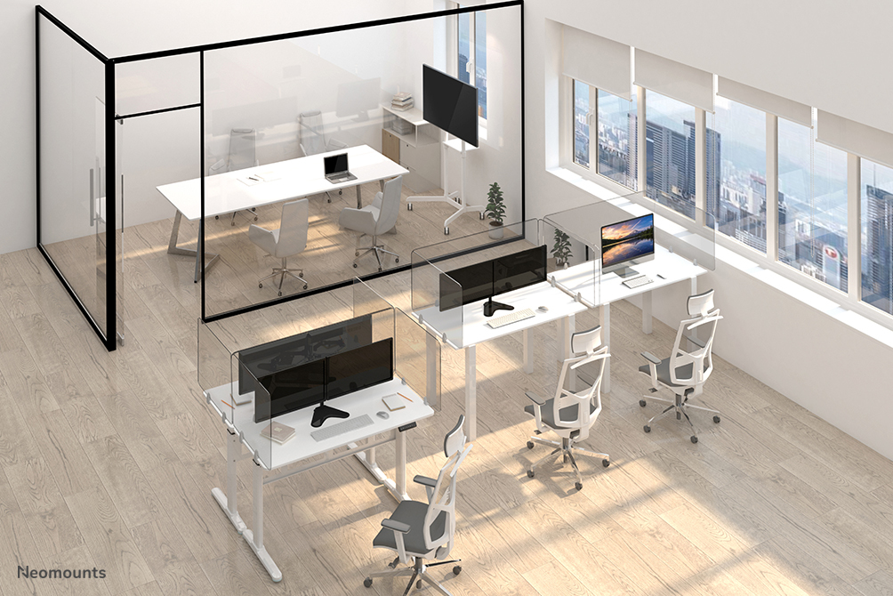 Neomounts NS-GLSPROTECT100 Veiligheidsscherm gehard glas - b 100 cm - Afbeelding 20