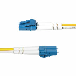 StarTech.com 2m LC naar LC (UPC) OS2 Single Mode Duplex Glasvezel Kabel, 9/125µm, Laser Optimized, 100G, Flexibel Buigen, Low Insertion Loss, LSZH Fiber Patchkabel - Afbeelding 4