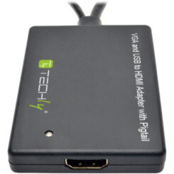 Techly IDATA HDMI-VGA3 video kabel adapter Zwart - Afbeelding 6