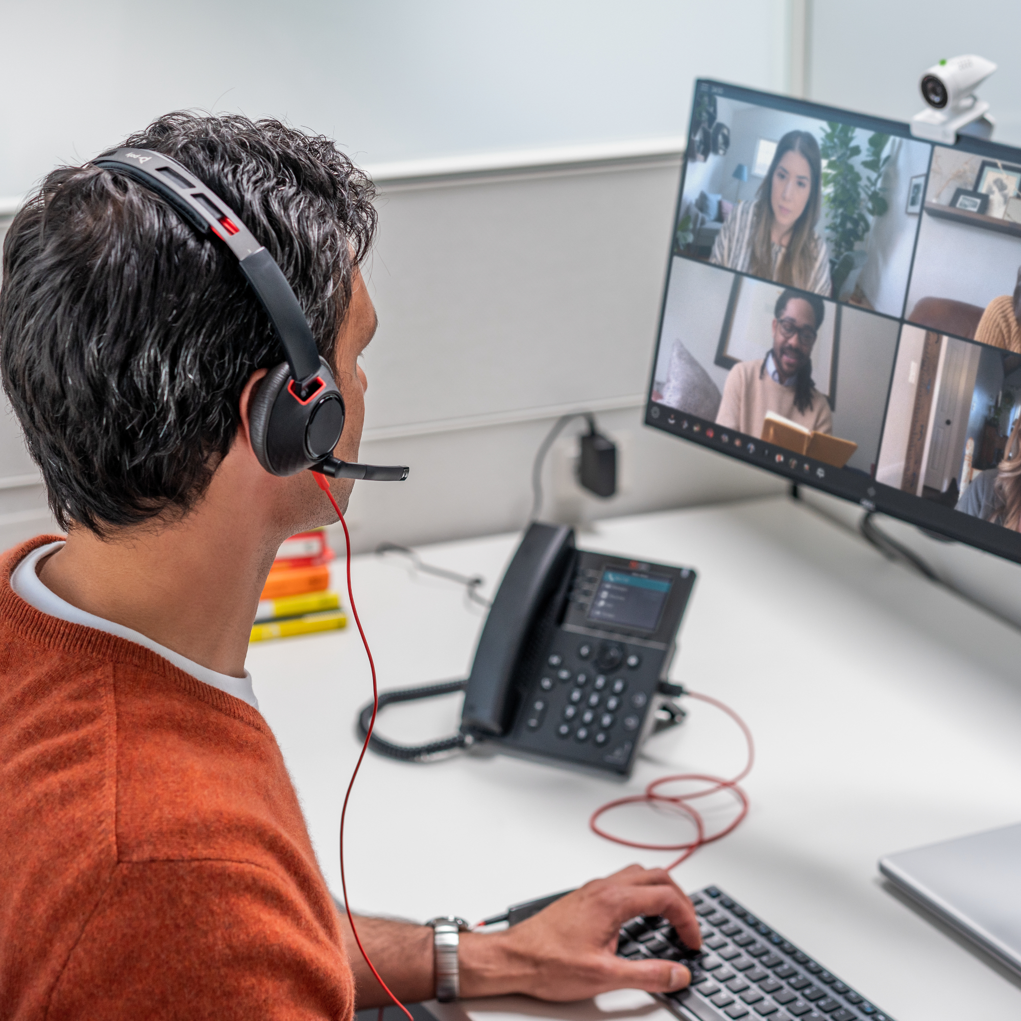 HP Poly Blackwire 5210 mono USB-C-headset + 3,5 mm stekker + USB-C/A-adapter - Afbeelding 3