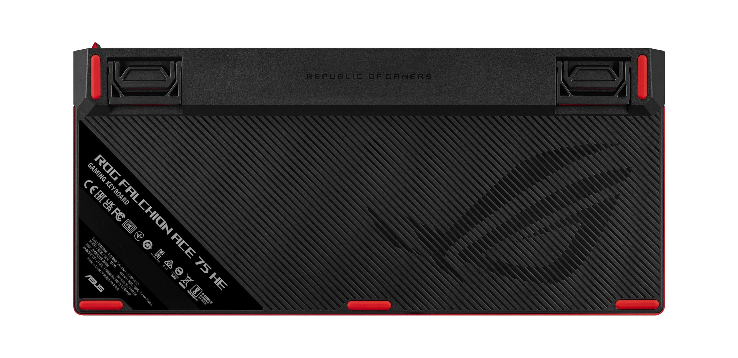 ASUS ROG Falchion Ace 75 HE toetsenbord Gamen USB QWERTZ Rood - Afbeelding 5