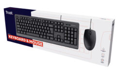 Trust Primo Bedraad Keyboard‑ en Muisset QWERTY - toetsenbord en muisset – stille bediening – morsbestendig ontwerp – zwart - Afbeelding 7