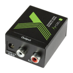 Techly IDATA SPDIF-3 tussenstuk voor kabels Multiconnection RCA Zwart