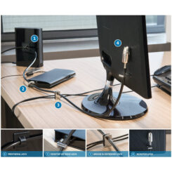 Kensington Vergrendelkit voor desktop en randapparaten 2.0 - Afbeelding 6