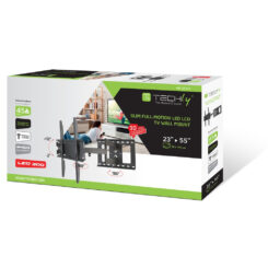Techly ICA-PLB 148M tv-bevestiging 139,7 cm (55") Zwart - Afbeelding 3