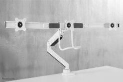 Neomounts NM-D775DX3WHITE flat panel bureau steun 68,6 cm (27") Wit - Afbeelding 12