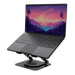 Trust Zeff Laptopstandaard - Verstelbare laptopstandaard – Voor laptops tot 16 inch – Aluminium ontwerp – Zwart - Afbeelding 3