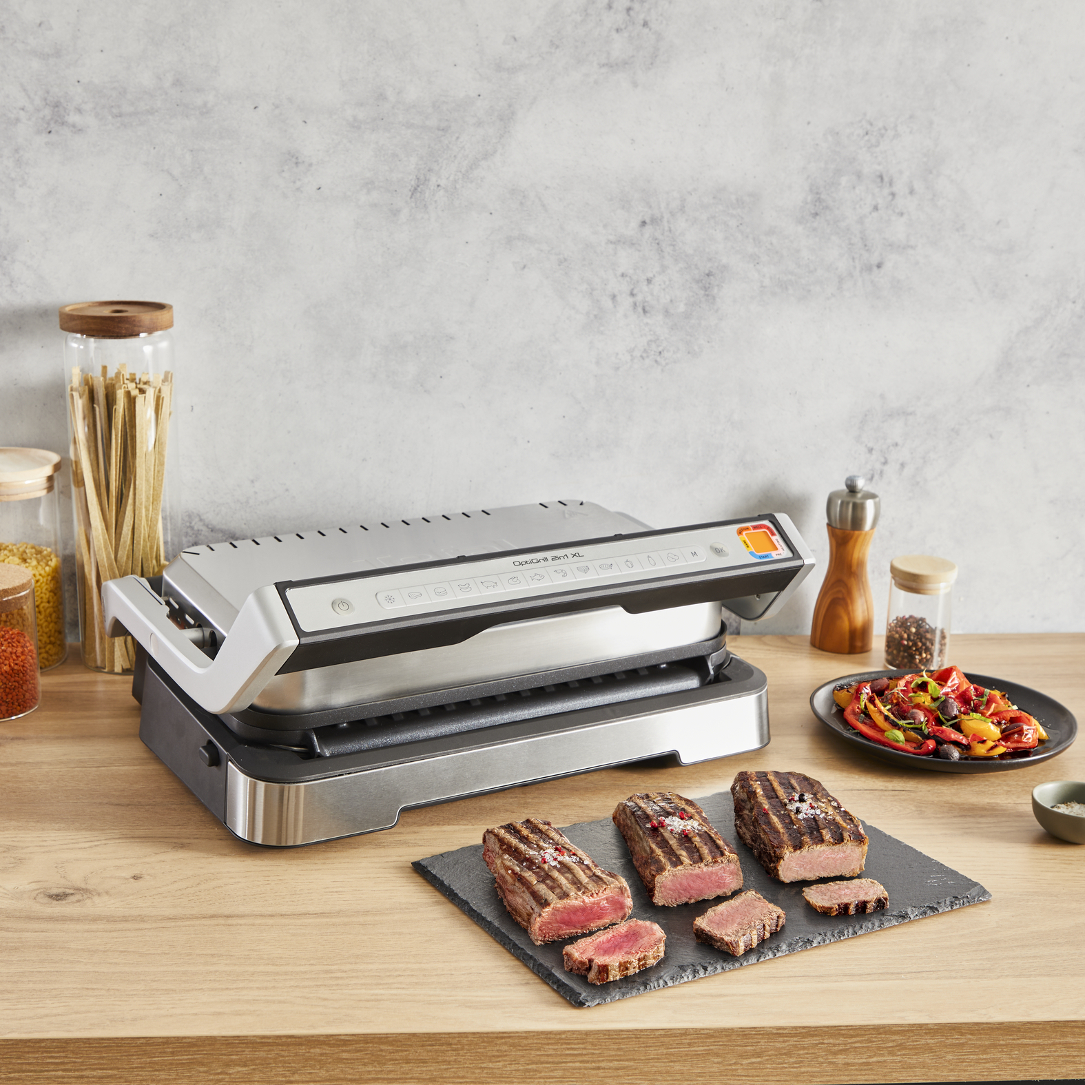 Tefal OptiGrill 2in1 XL OptiGrill 2-in-1 XL GC782D intelligente grill en bbq rvs - Afbeelding 11