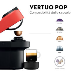 Krups Vertuo Pop Spicy Red XN9205 koffiecupmachine - Afbeelding 4