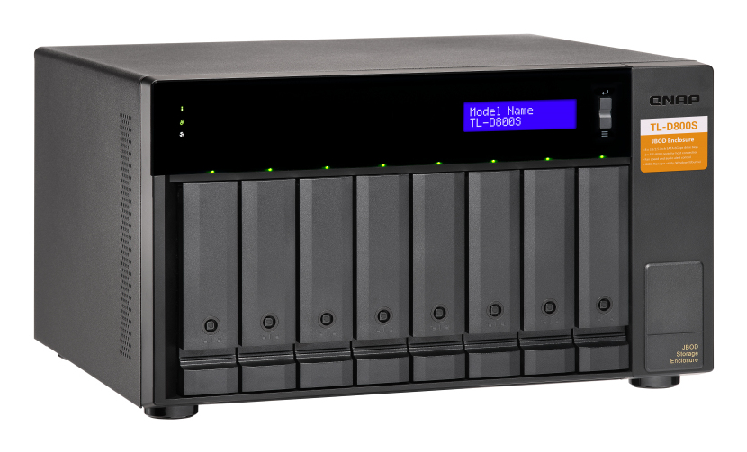 QNAP TL-D800S behuizing voor opslagstations HDD-/SSD-behuizing Zwart, Grijs 2.5/3.5" - Afbeelding 9