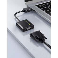 Techly IDATA HDMI-VGA4 video kabel adapter VGA (D-Sub) HDMI Type C (Mini) Zwart - Afbeelding 4