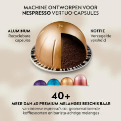 Krups Vertuo Up XN9408 koffiemachine met capsules - zwart - Afbeelding 7