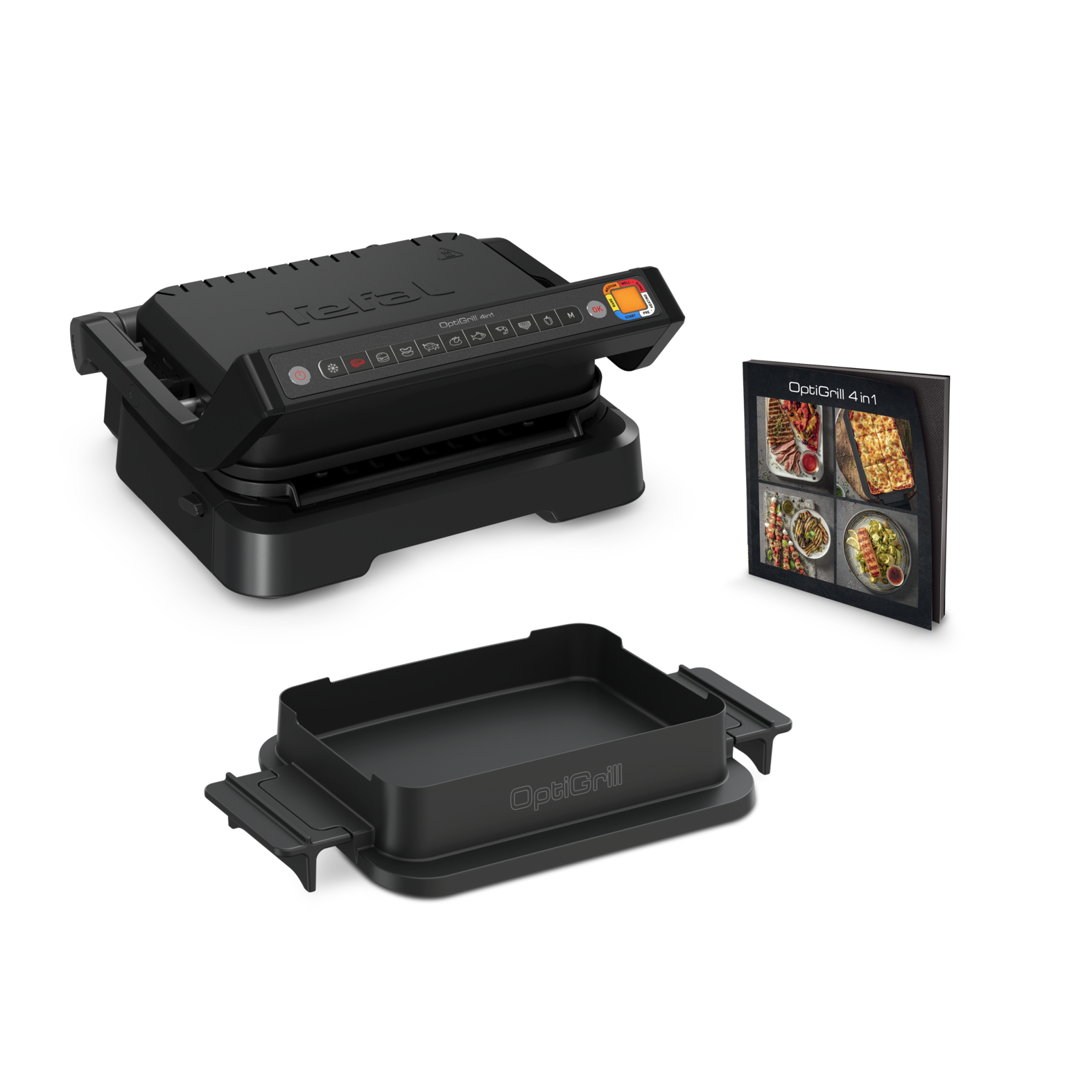 Tefal OptiGrill 4in1 OptiGrill 4-in-1 GC7748 intelligent grill voor complete maaltijden zwart - Afbeelding 13