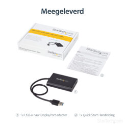 StarTech.com USB-naar-Dual DisplayPort-adapter - 4K 60Hz - USB 3.0 (5 Gbps) - Afbeelding 13