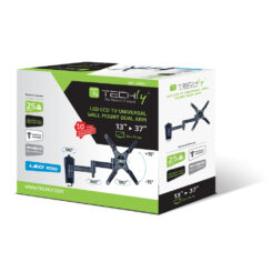 Techly ICA-LCD 2102 tv-bevestiging 94 cm (37") Zwart - Afbeelding 3