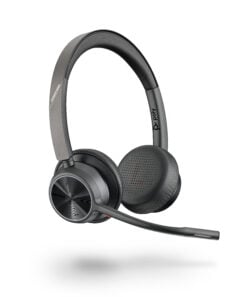 HP Poly Voyager 4320 UC stereo USB-A-headset + BT700 USB-A-adapter + oplaadstandaard - Afbeelding 3