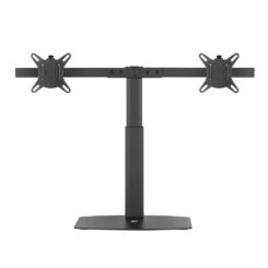 ACT Monitorarm 27" office, op voet met gasveer, crossbar, 2 schermen - Afbeelding 2