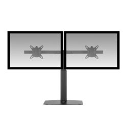 ACT Monitorarm 27" office, op voet met gasveer, crossbar, 2 schermen - Afbeelding 3