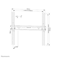 Neomounts WL35-350BL14 TV-beugel wand 32-65" - kantelbaar - vergrendelbaar - Easy Install - Afbeelding 17