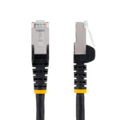StarTech.com 2m CAT6a Ethernet Kabel, Zwart, Low Smoke Zero Halogen (LSZH), 10GbE 500MHz 100W PoE++ Snagless RJ-45 S/FTP Netwerk Patch Kabel met Trekontlasting, Fluke Tested/ETL - Afbeelding 3